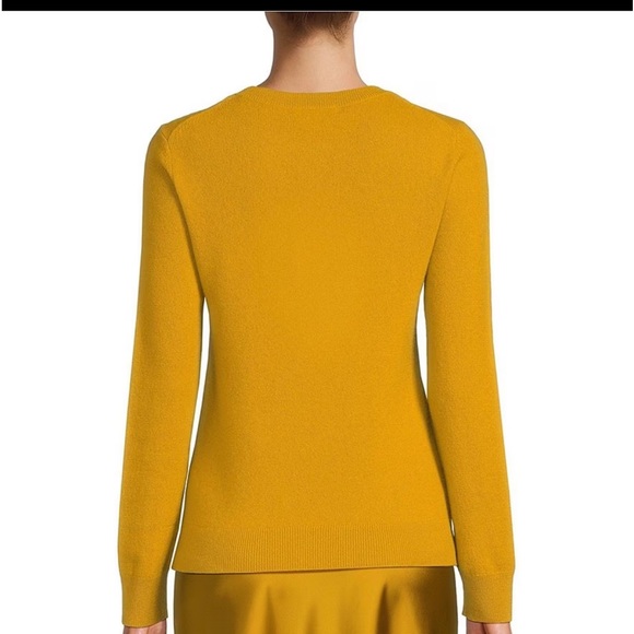 Antonio Melani Cameron Cashmere Crew Neck Sweater. Color-Pear. Large. NWT! - Picture 8 of 10